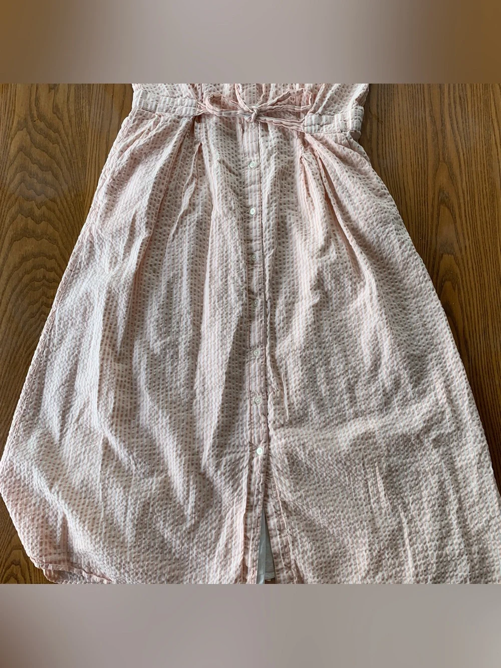 Loft Cotton Seersucker Dress - Picture 3 of 6